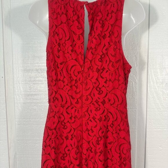 Anthropologie Jaeda Lace Wide-Leg Jumpsuit Moulinette Soeurs Size 8 EUC - Picture 8 of 10